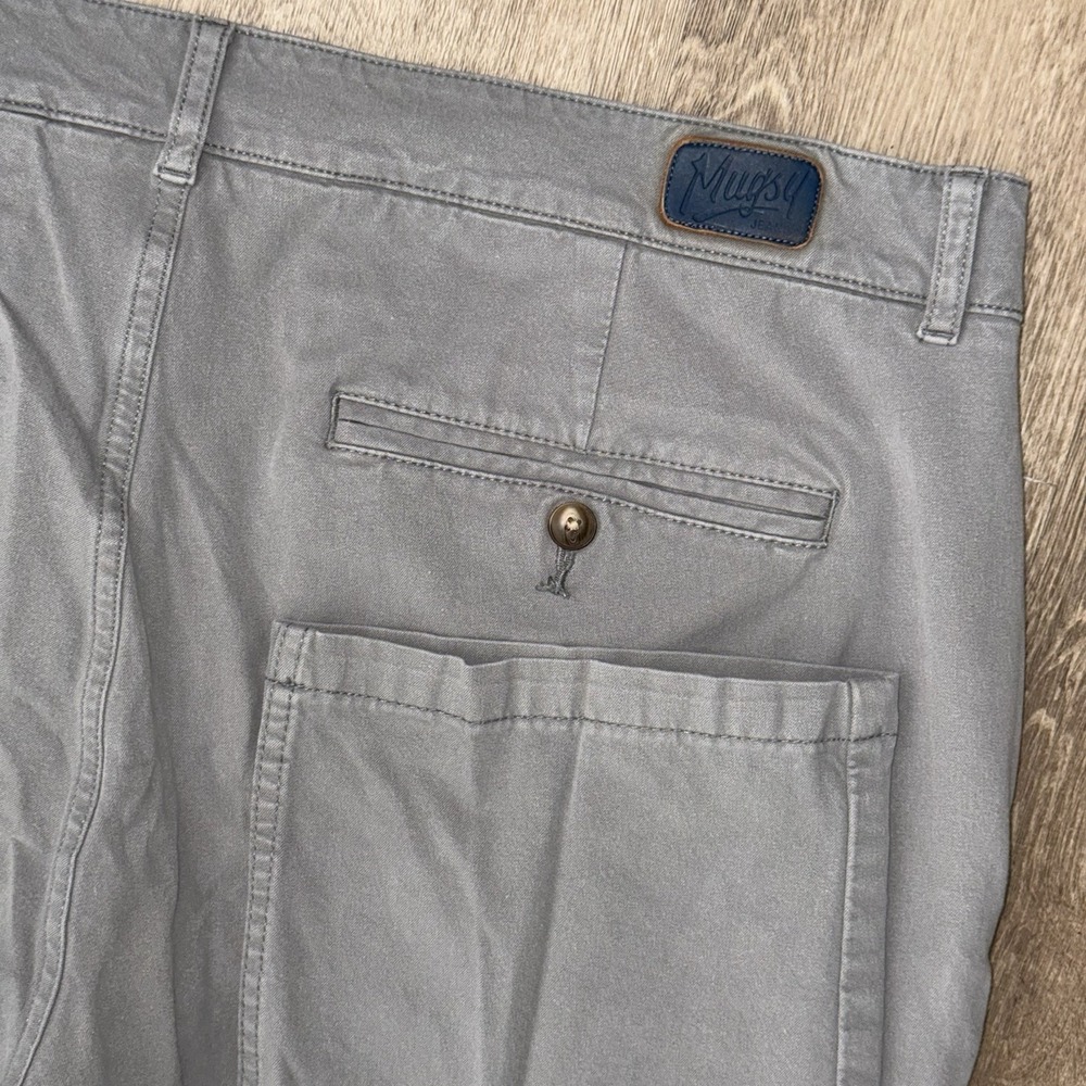 Mugsy Damens Classic Chino Pants Grey Men's 40x30 Performance Stretch
